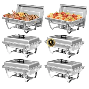 Buffet Set Stainless Steel  Full Size Pans Food Warmer